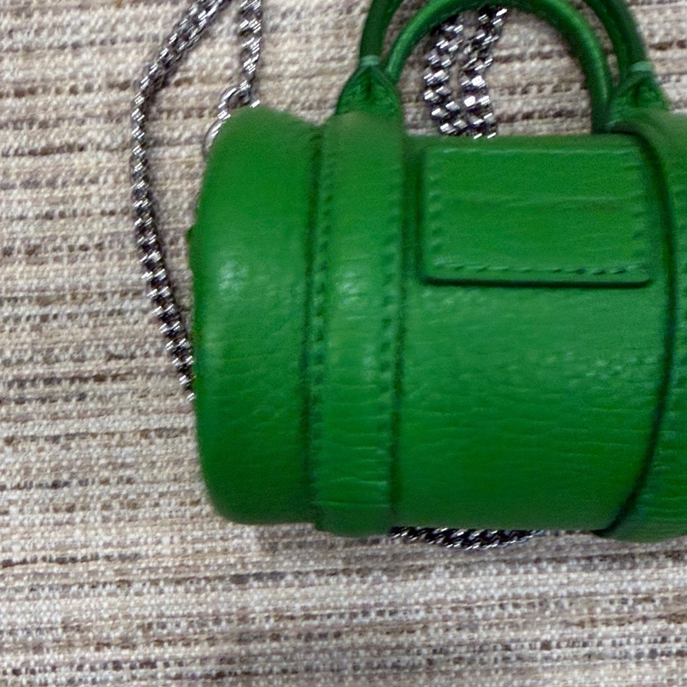 Marc Jacobs Green Leather Women's Mini The Duffle Bag - Picture 6 of 11